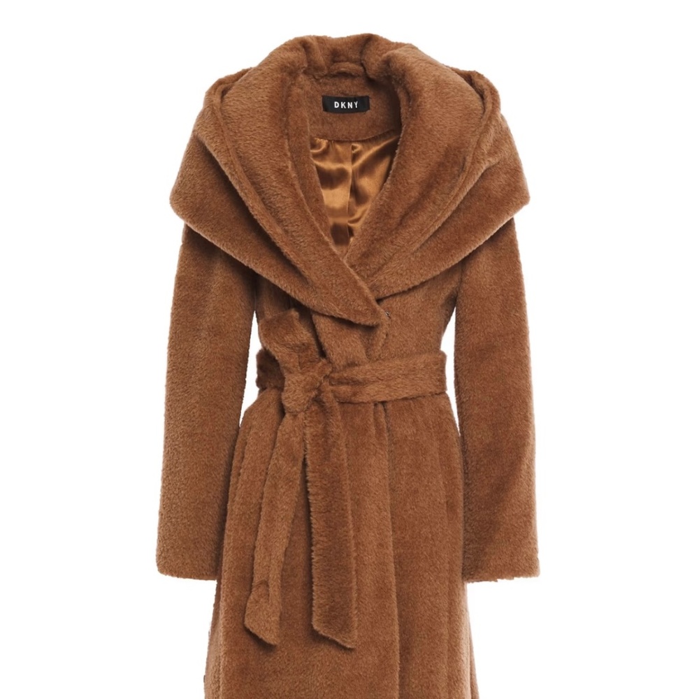 DKNY Wrapped Wool / Alpaca Coat